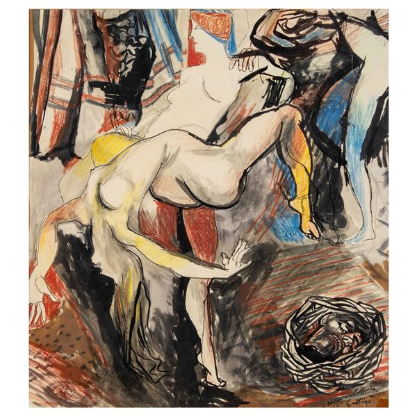 Renato Guttuso Bagheria Roma Asta Arte Moderna E