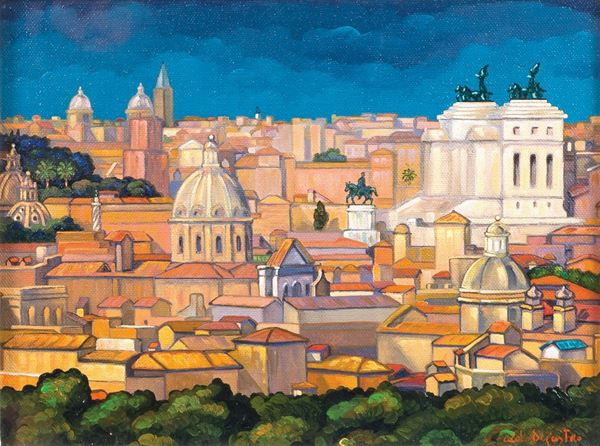 Aldo Di Castro  (Italy, 20th century)  - Auction Online Christmas Auction - Colasanti Casa d'Aste