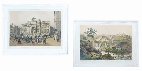 A lot of two prints (2)