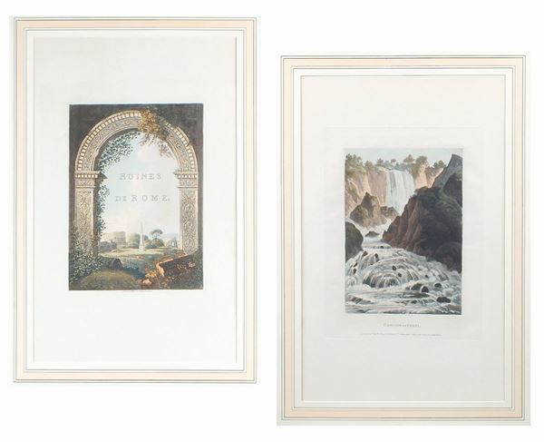 A lot of two prints (2)  (20th century)  - Auction Online Christmas Auction - Colasanti Casa d'Aste