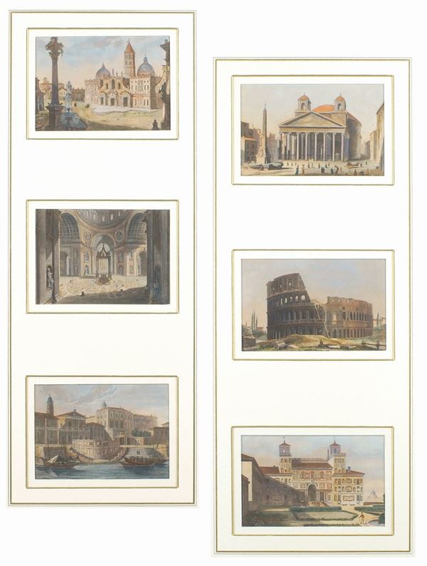 A lot of six prints (6)