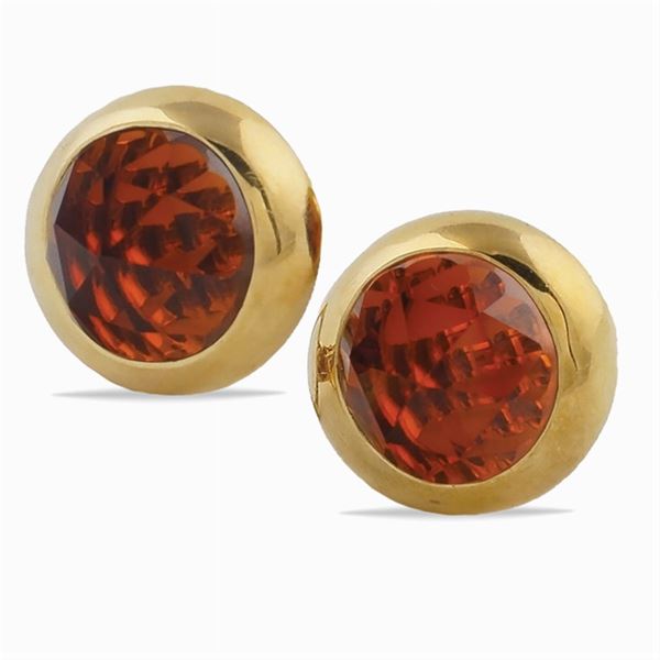 Pomellato, orecchini in oro giallo 18kt