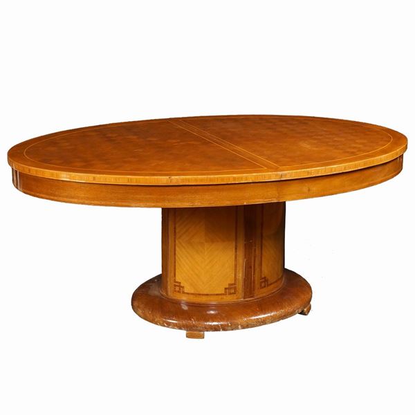 A mahogany table