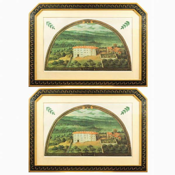 Coppia di stampe  (XX Sec.)  - Asta ASTA A TEMPO  - Colasanti Casa d'Aste
