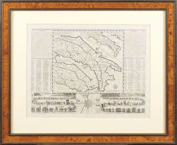 Map  (early 19th century)  - Auction Auction 34 - Colasanti Casa d'Aste