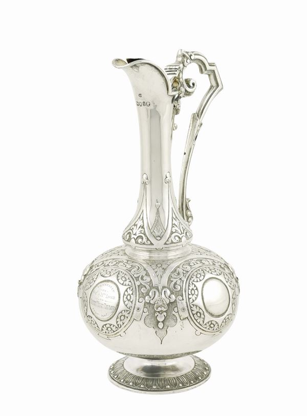 A silver spout