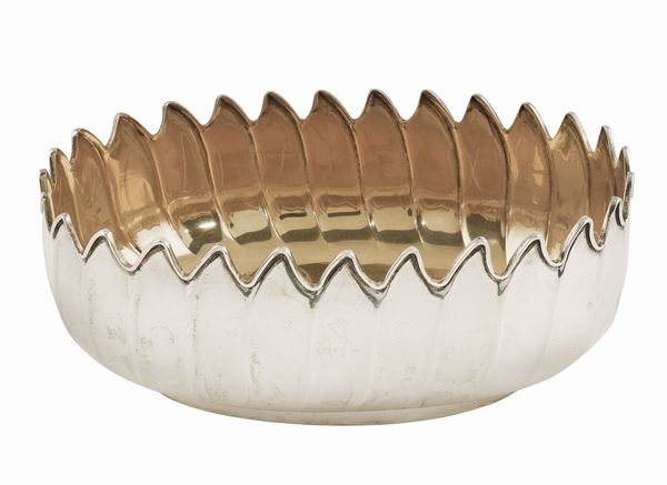 Centrotavola in argento 800