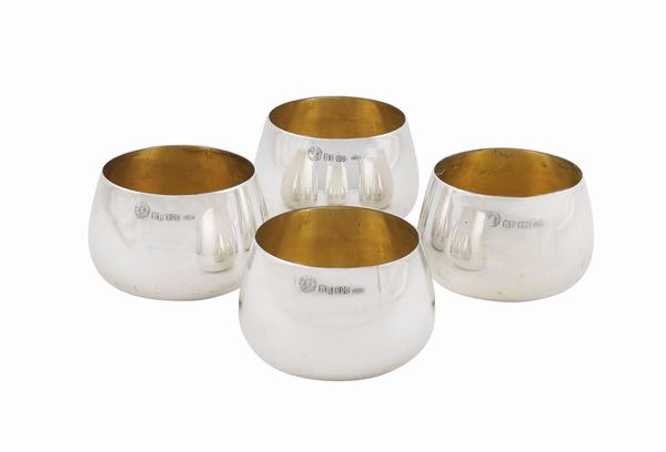 An 800 silver glasses lot (4)