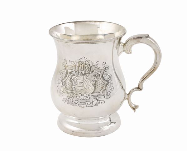 An 800 silver mug