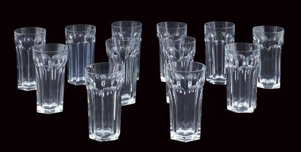 Baccarat, dodici bicchieri tumbler
