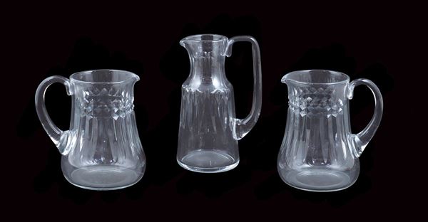 Baccarat, tre caraffe in cristallo