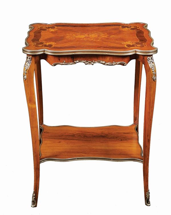 A rosewood Napoleon III table