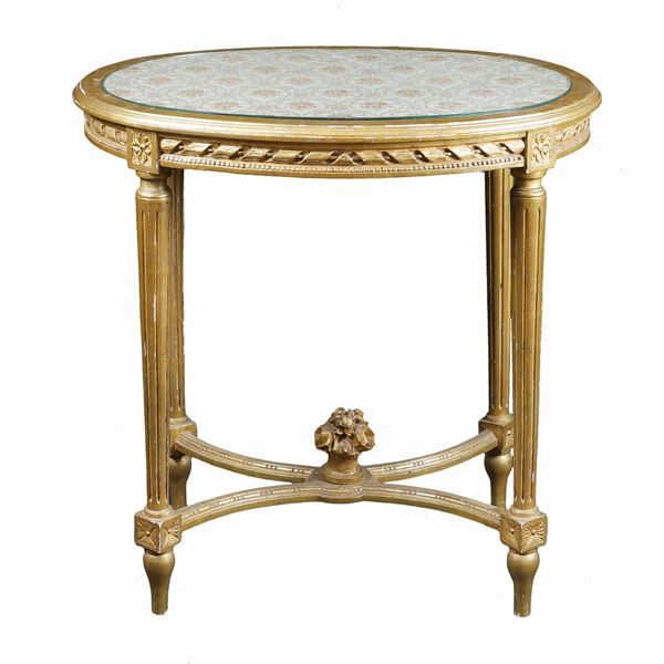 Tavolino stile Luigi XVI  (Francia, vecchia manifattura)  - Asta ARGENTI DA COLLEZIONE  - Colasanti Casa d'Aste