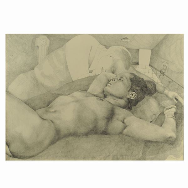 Ugo Attardi  (Sori 1923 - Rome 2006)  - Auction Online Christmas Auction - Colasanti Casa d'Aste