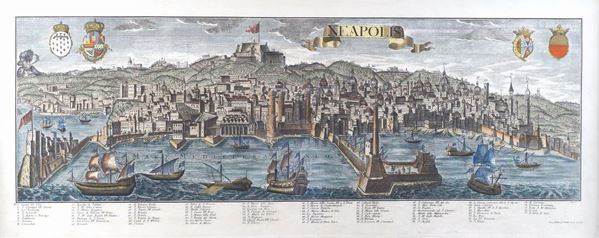 Incisione a colori  (Inghilterra, XIX Sec.)  - Asta ARGENTI DA COLLEZIONE  - Colasanti Casa d'Aste