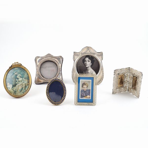A lot of picture frames