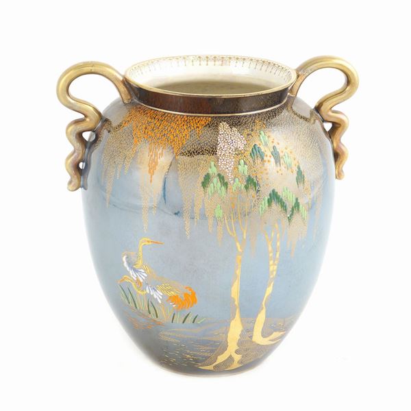 A "Blue Royale" amphora  (Carlton Ware, 20th century)  - Auction Online Christmas Auction - Colasanti Casa d'Aste