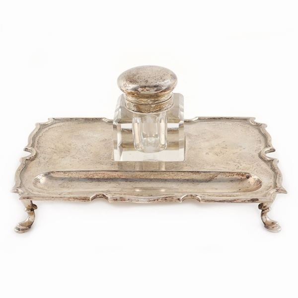A silver inkwell  (London, 1902)  - Auction Online Christmas Auction - Colasanti Casa d'Aste