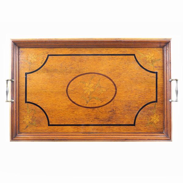 An English oak tray  (Great Britain, 20th century)  - Auction Online Christmas Auction - Colasanti Casa d'Aste