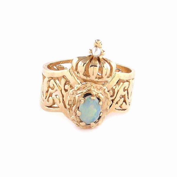 Anello in oro giallo 14kt