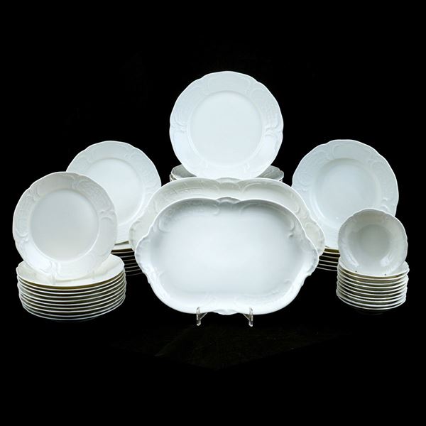Servizio di 63 piatti in porcellana Rosenthal