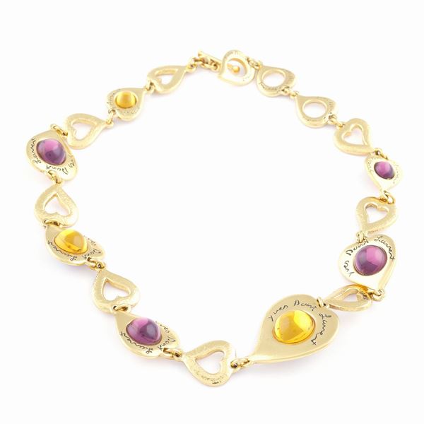 An Yves Saint Laurent vintage bijou necklace