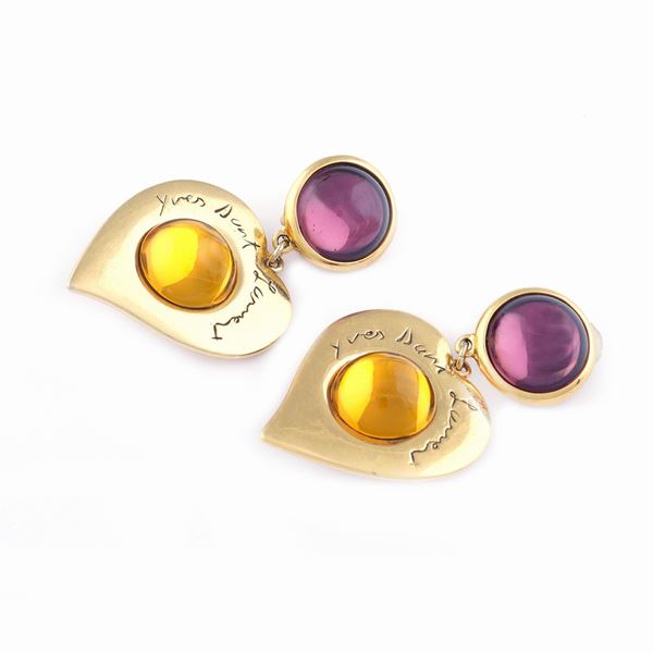 An Yves Saint Laurent vintage bijou earrings