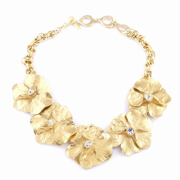 An Yves Saint Laurent vintage bijou necklace