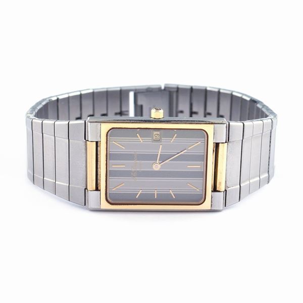 S.T. Dupont, orologio da polso in acciaio e oro  (anno 1980)  - Asta ASTA A TEMPO  - Colasanti Casa d'Aste