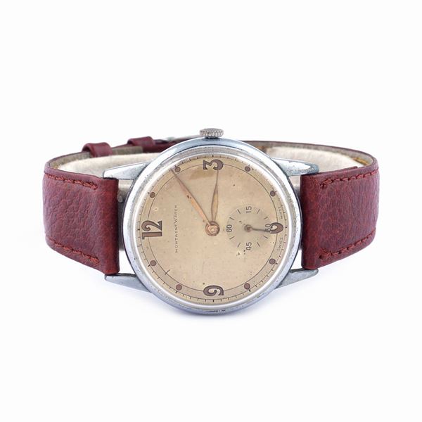 A Montagne Watch steel wrist watch  (1950/60s)  - Auction Online Christmas Auction - Colasanti Casa d'Aste