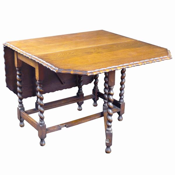 An Italian oak table