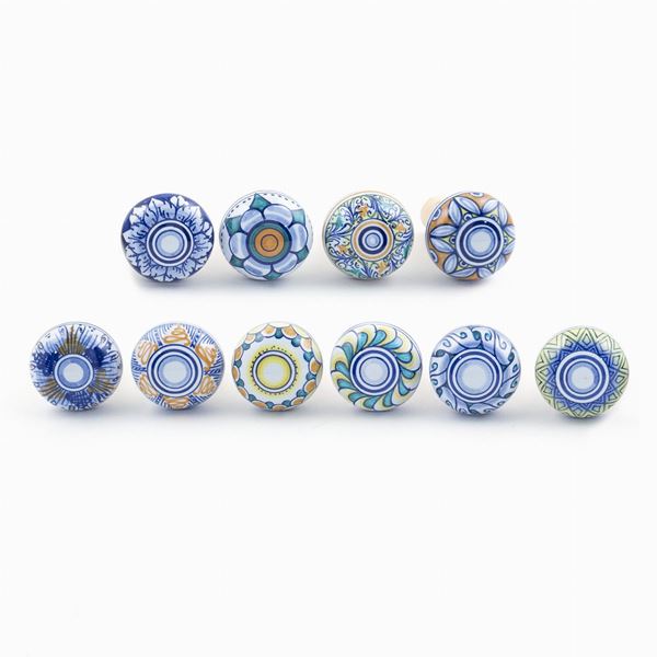 Ten wine stoppers  (Faenza, 20th century)  - Auction Online Christmas Auction - Colasanti Casa d'Aste