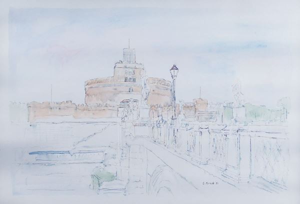 Italian painter  (20th century)  - Auction Auction 34 - Colasanti Casa d'Aste