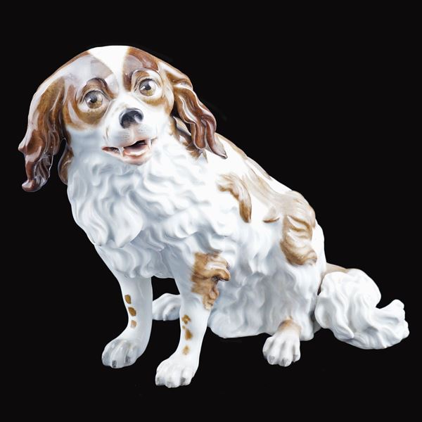 Cavalier king in porcellana