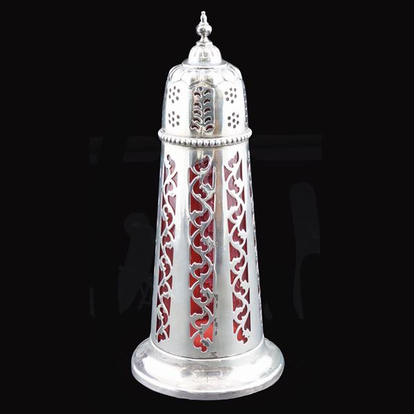 A silver plate sugar spoon  (Great Britain, early 20th century)  - Auction Online Christmas Auction - Colasanti Casa d'Aste