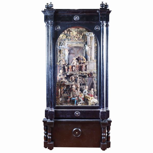 Grande presepe  (Napoli, fine XIX Sec.)  - Asta ASTA A TEMPO  - Colasanti Casa d'Aste