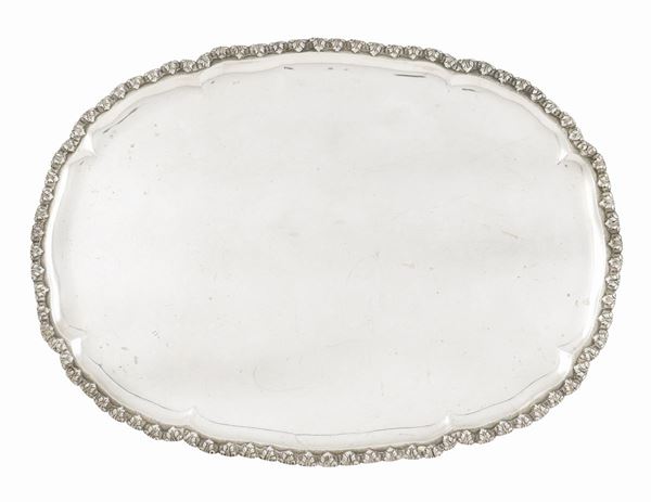 An 800 silver tray