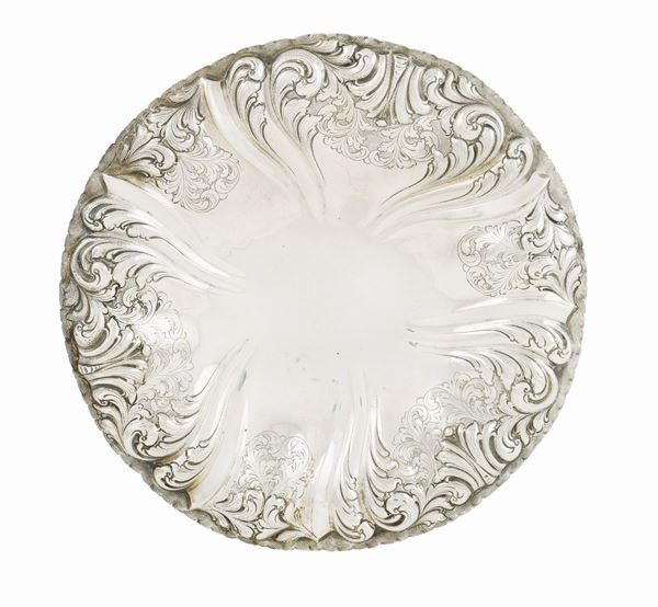 Centrotavola in argento 800