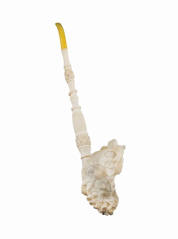 A sepiolite pipe  (European manufacture, 20th century)  - Auction Auction 34 - Colasanti Casa d'Aste
