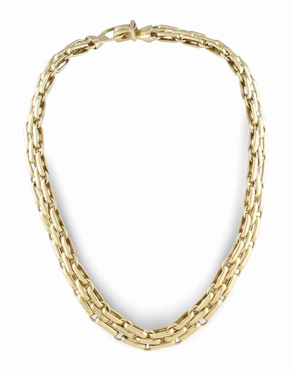 Collana in oro giallo 18kt