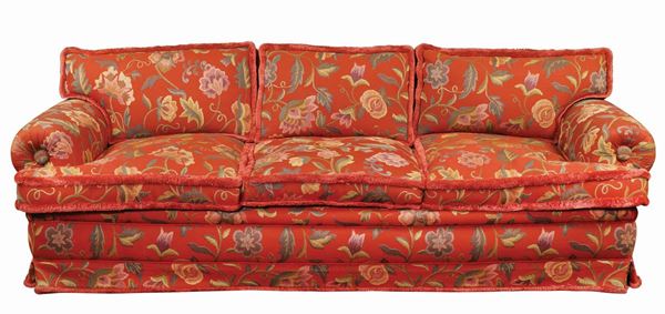 A three seater sofa  (20th century)  - Auction Auction 34 - Colasanti Casa d'Aste