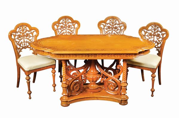 A birch table
