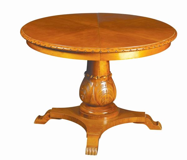 An ash wood table  - Auction Auction 34 - Colasanti Casa d'Aste