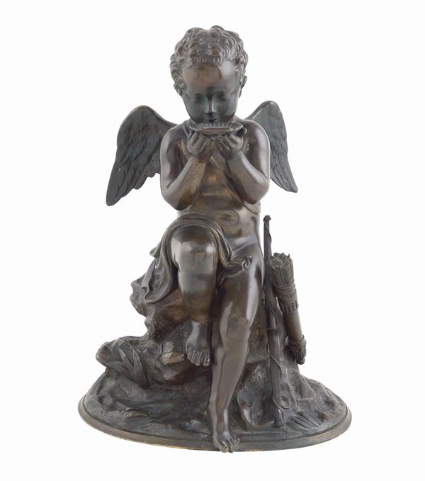 A bronze sculpture