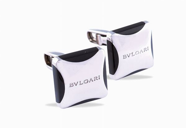 Bulgari, gemelli in argento 925
