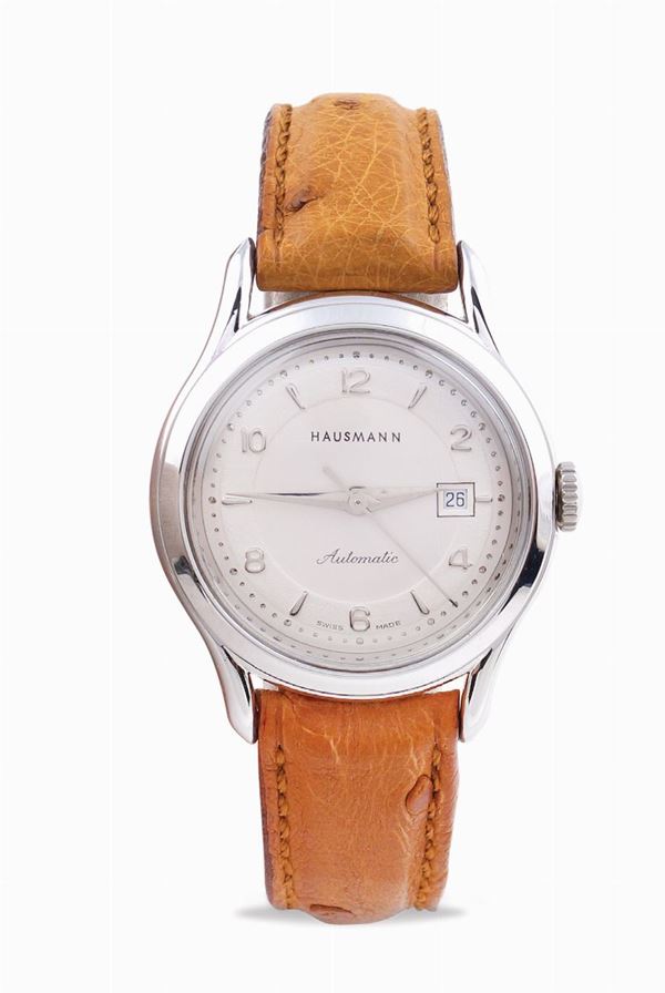 A Haussmann steel lady wristwatch