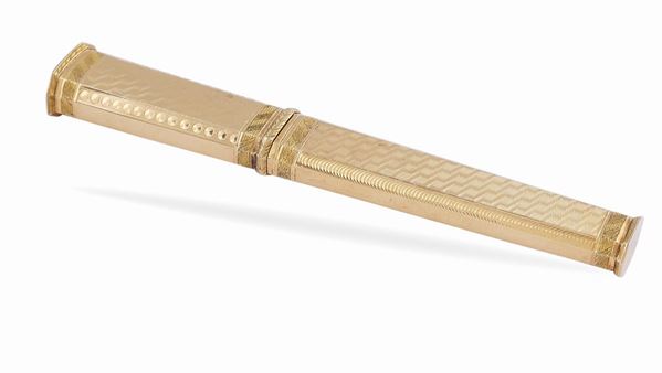 Porta aghi in oro giallo 18kt