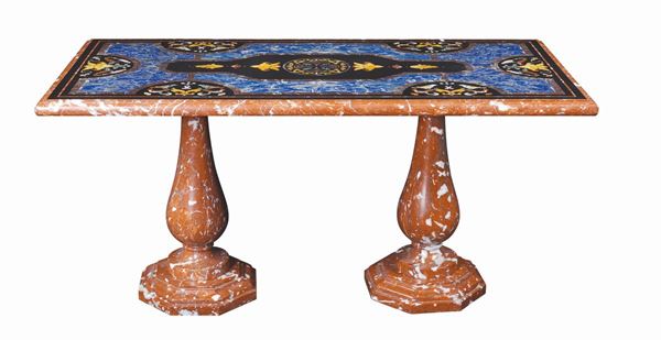 A polychromatic marbles table