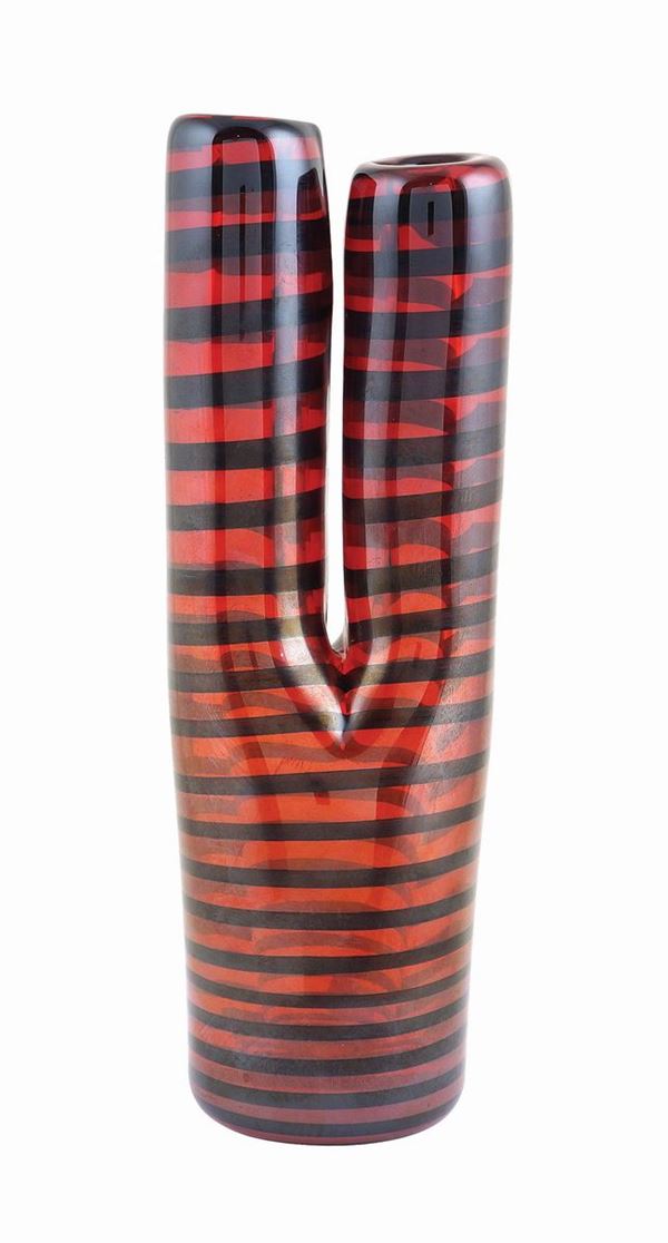 A Venini glass vase