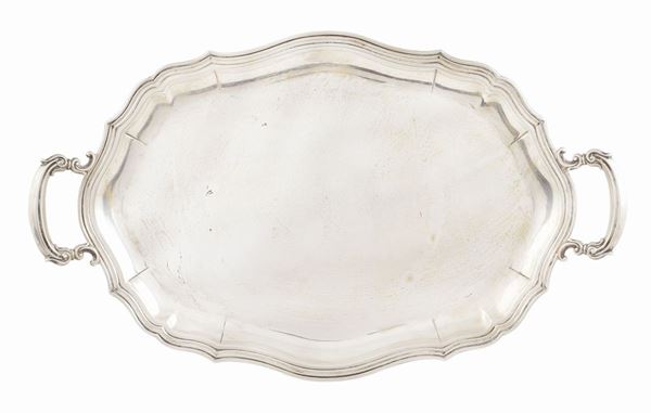 An 800 silver tray  (Italy, 20th century)  - Auction Auction 34 - Colasanti Casa d'Aste